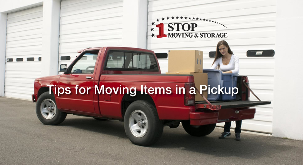 Tips for moving items in a pickup truck